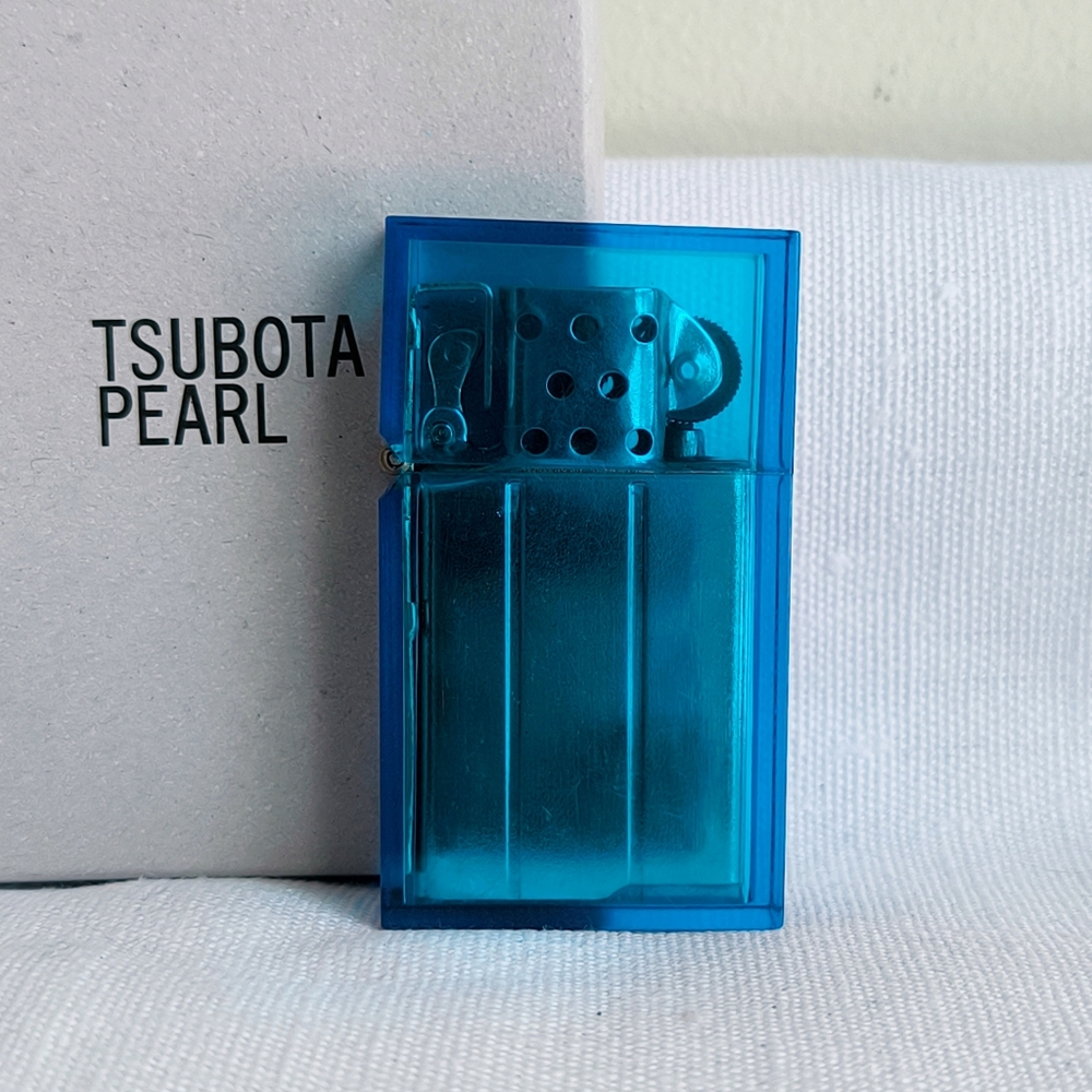 Tsubota Pearl Hard Edge Transparent Color Lighter in Blue